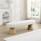 Banc de salle à manger en tissu