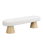 Banc de salle à manger en tissu