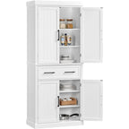 Meuble de rangement de cuisine en bois Yaheetech avec portes et étagères