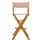 Chaise de réalisateur 76 cm en chêne miel
