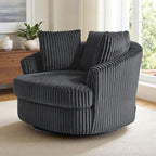 Fauteuil baquet pivotant déhoussable à bras encastrés DREAMSIDEA