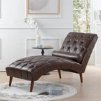 Chaise longue capitonnée