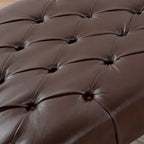 Chaise longue capitonnée