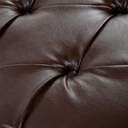 Chaise longue capitonnée