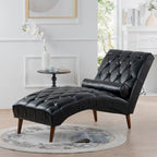 Chaise longue capitonnée