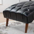 Chaise longue capitonnée