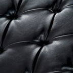 Chaise longue capitonnée