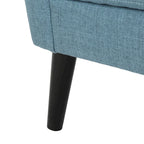 Fauteuil club en tissu du milieu du siècle