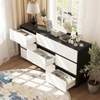 Commode Moderne Minimaliste à 6 ou 9 Tiroirs