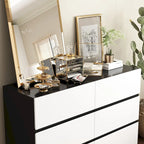 Commode Moderne Minimaliste à 6 ou 9 Tiroirs