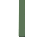 Tabouret de salle à manger rond en plastique avec plateau en osier - 45 H x 34 L x 34 P cm