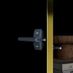 Buffet bas avec portes escamotables