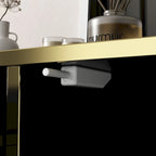 Buffet bas avec portes escamotables
