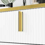 Buffet bas avec portes escamotables
