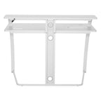 Bureau de jeu 48" avec étagère pour moniteur, lumières RVB et prises de courant - Blanc