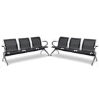 Chaise d'attente à 3 places – Banc pour aéroport, banque, salon de coiffure et barbier