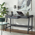 Bureau moderniste rectangulaire avec technologie intégrée