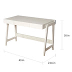 Bureau moderniste rectangulaire avec technologie intégrée