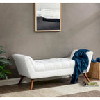 Banc capitonné 135,1 cm L x 53,1 cm P x 53,1 cm H