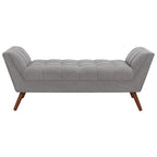 Banc capitonné 135,1 cm L x 53,1 cm P x 53,1 cm H