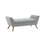 Banc capitonné 135,1 cm L x 53,1 cm P x 53,1 cm H
