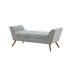 Banc capitonné 135,1 cm L x 53,1 cm P x 53,1 cm H