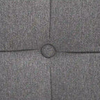 Banc capitonné 135,1 cm L x 53,1 cm P x 53,1 cm H
