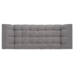 Banc capitonné 135,1 cm L x 53,1 cm P x 53,1 cm H