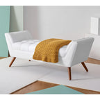 Banc capitonné 135,1 cm L x 53,1 cm P x 53,1 cm H