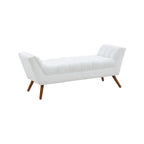 Banc capitonné 135,1 cm L x 53,1 cm P x 53,1 cm H