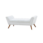 Banc capitonné 135,1 cm L x 53,1 cm P x 53,1 cm H