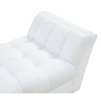 Banc capitonné 135,1 cm L x 53,1 cm P x 53,1 cm H