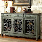 Decorative Antique Green Sideboard Accent Cabinet