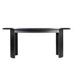 Table à manger ovale noire