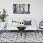 Canapé-lit futon convertible en similicuir blanc avec 2 porte-gobelets