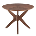 Table à manger ovale finition noyer