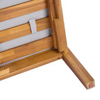 ModernLuxe Ensemble de canapés de jardin 4/5 pièces en bois d'acacia, salon de jardin avec table basse pour véranda/jardin/balcon