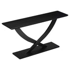 Console moderne 57 po avec piètement en croix – Entrée et salon